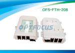 ROHS Small Fiber Optic Terminal Box 3 Cable Ports 8 SC Adaptors Pole Mounting