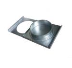Galvanised Steel Sliding Duct Dampers Collector Blast Gate From80mm To 300mm