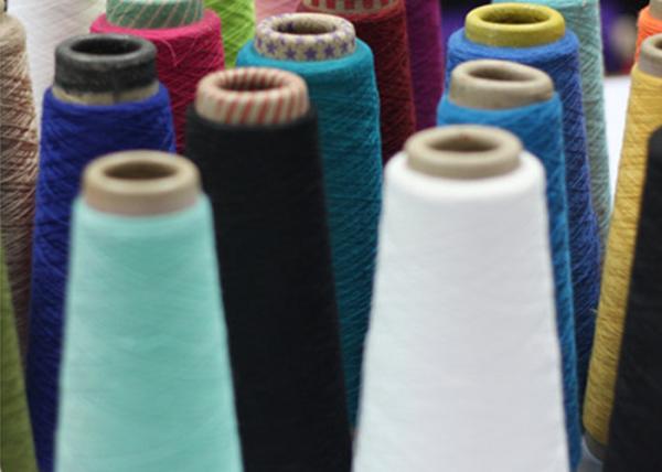 Dope Dyed Spun Yarn And Filament Yarn , Polyester Filament Yarn For Necktie