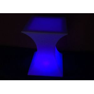 Battery Power 75X75X79cm Bar / Nightclub Furniture With LED , Modern Appearance