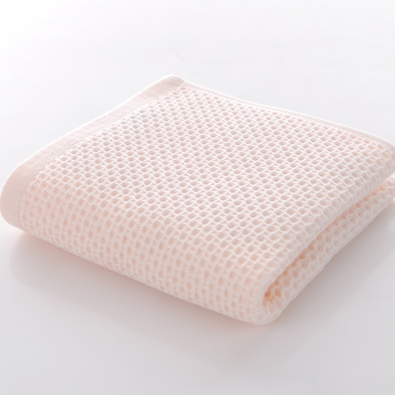 Pure Cotton Honeycomb Kitchen Square Towel Set with Hook Waffle Square Towel Guarantee