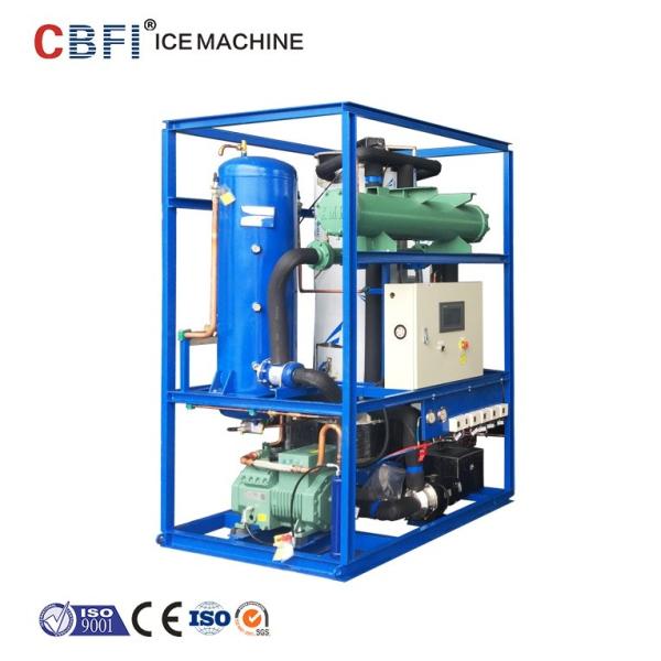 Refrigeration System Ice Tube Making Machine With German Compressor