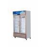 Buy cheap Supermarket Beverage Glass Door Display Freezer Golden Frame 2 Door from wholesalers