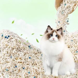 China 70% Tofu 30% Bentonite Cat Litter Tofu Cat Sand Customized factory