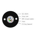 Fiber Optic Non Armored Cable Outdoor GYFXTY 2-24 Cores Black Center Beam Loose