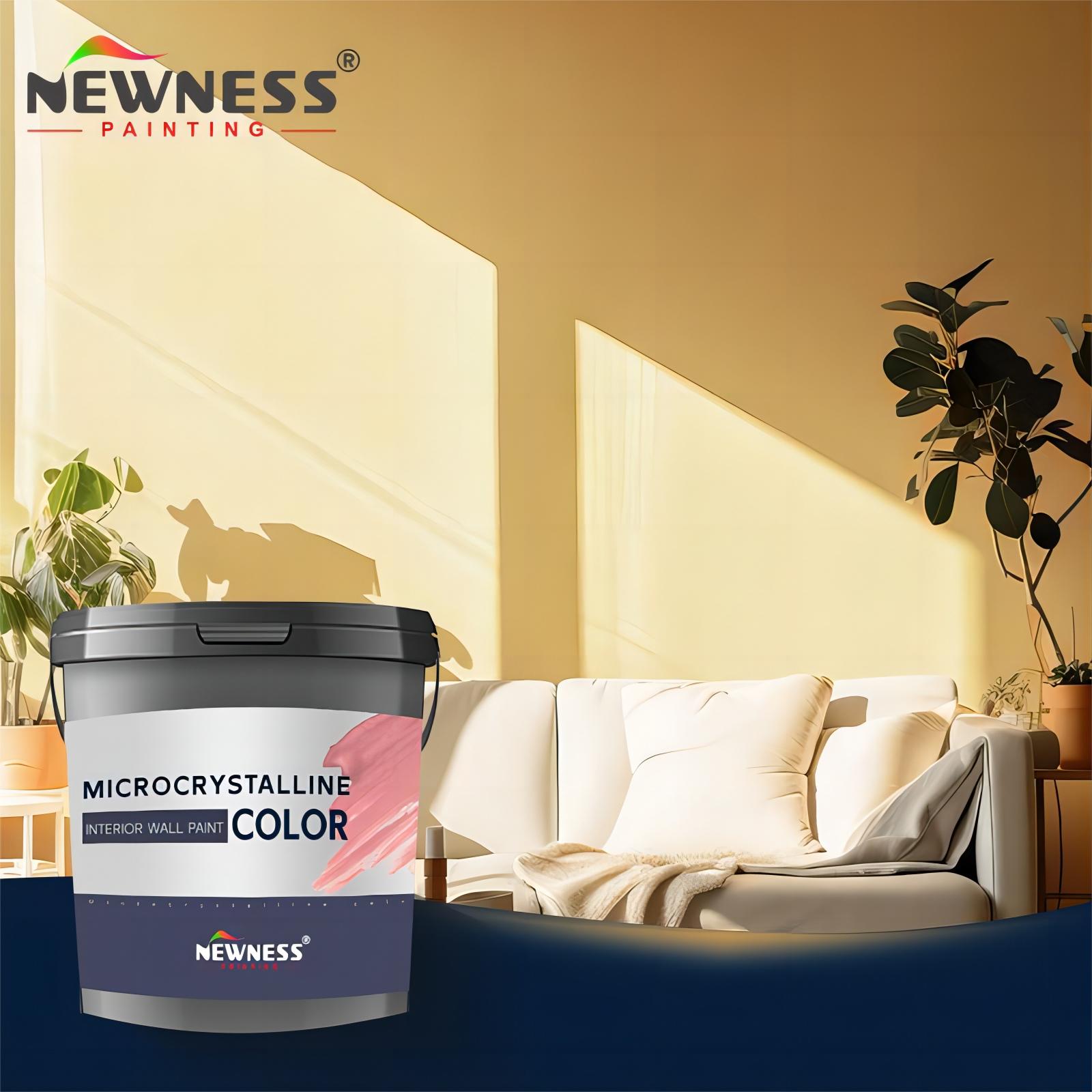Acrylic Resin Sand Texture Elegance Spar Stone Wall Paint for Interior Coating Design