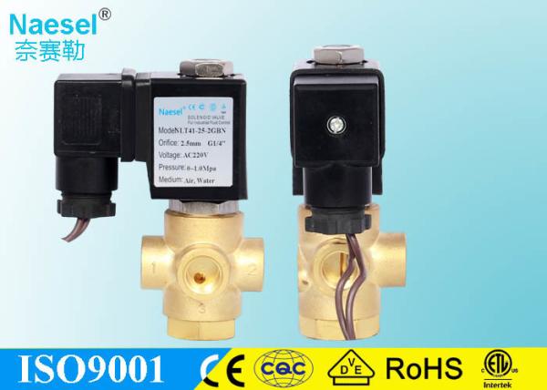 3 / 2 Way Solenoid Directional Control Valve 1.0 - 4 Mm Orifice 0 - 1.5 Mpa