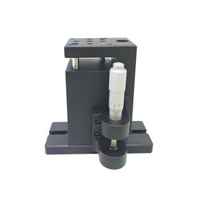 China Lightweight Linear Bearing Manual Lab Jack 13mm Travel Easy To Adjust factory