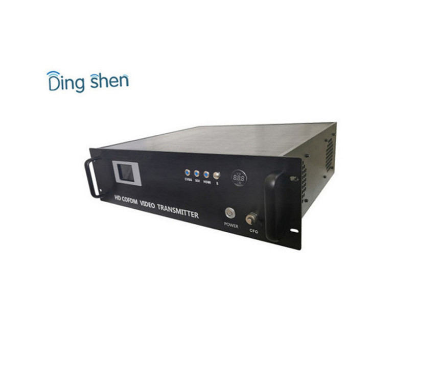 19 Inch Rf Powerful Radio Transmitter And Receiver 433mhz For Vehicle NLOS Mobile Digital Image Transmission