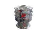 Food Grade 3 Layer Rotary Vibrating Screen Coriander Powder Vibrating Sifter