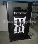 Black Metal Counter Display Units 4 Holders Show Caps Store Display Stands