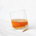 Lead Free Slanted Bottom Round Whiskey Tasting Glasses