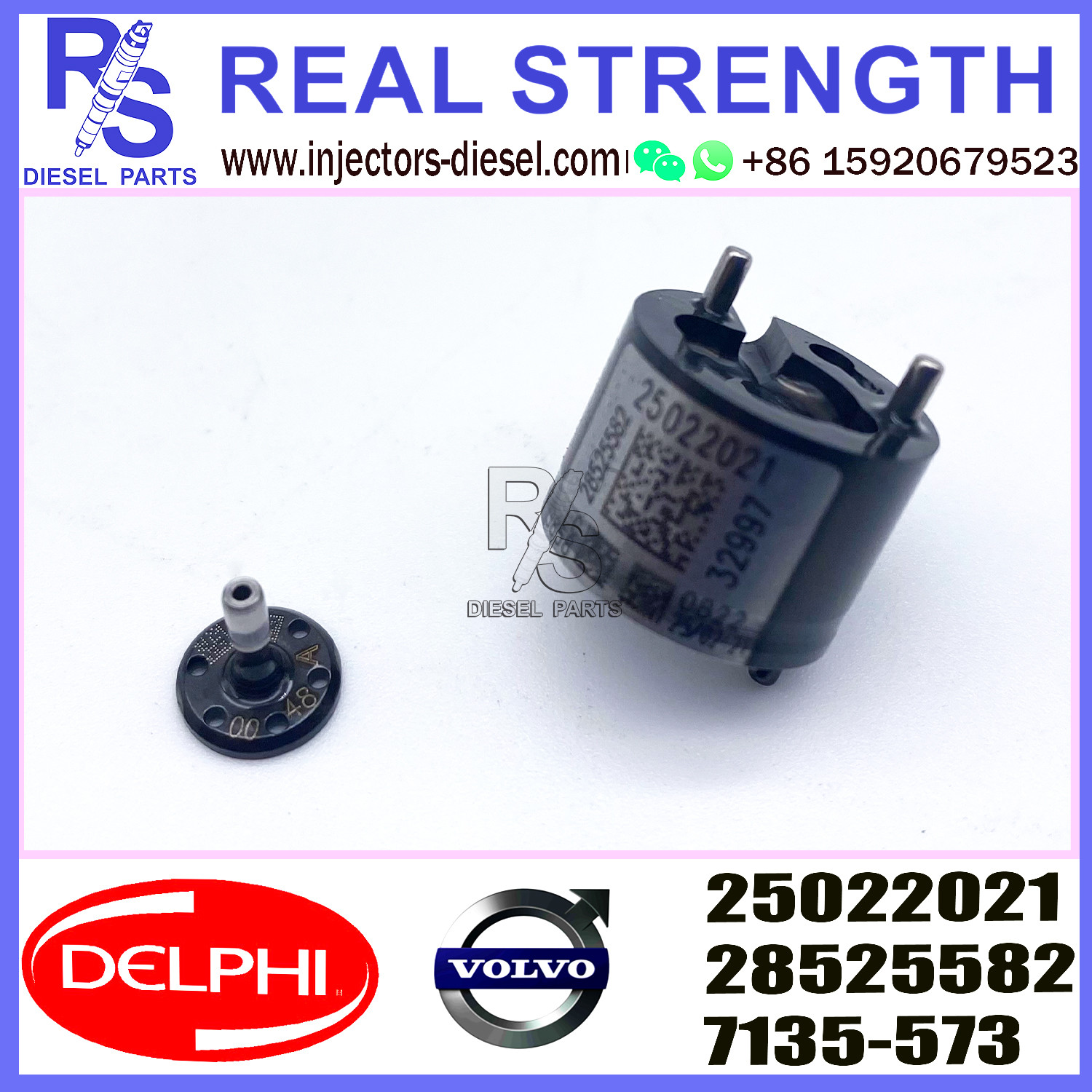 Diesel Fuel injector nozzle L374PBD and injection valve 28525582 kit 7135573 7135-573 for injector 33800-4A710