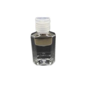 China Transparent Octagonal Bottle 60ml Flip Cap Alcohol Disinfection factory