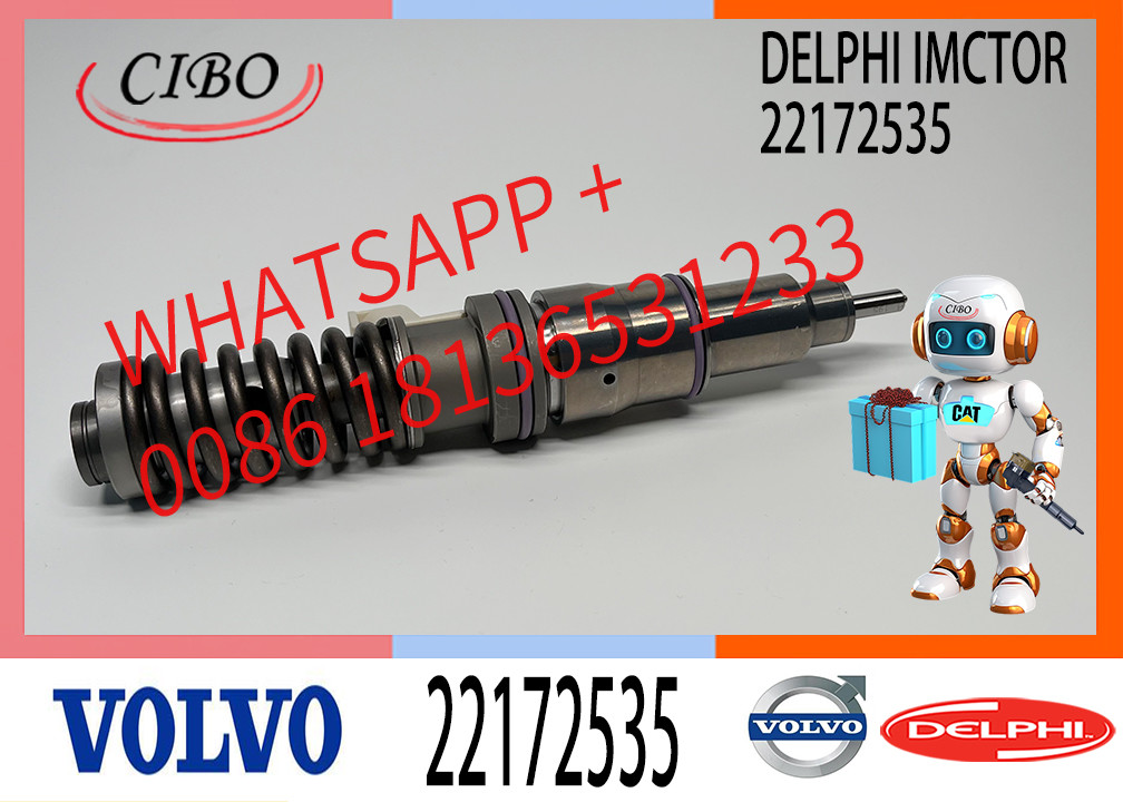 22172535 VOE22172535 VOE20847327 20847327 D12D Engine For VOL-VO Excavator Injector
