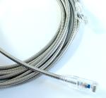 Exactcables Steel Armored Crossed Cat5e Network Cable 2m Lan Cable Slim STP LSZH