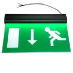 Alumium End Cap Battery Powered Rechargeable Double Sided Exit Signs