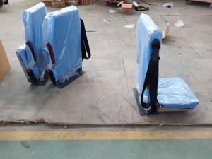China Easy Reclining Folding Bus Seat Long Lever At Wall Mounted Side Steel Pedestals G factory