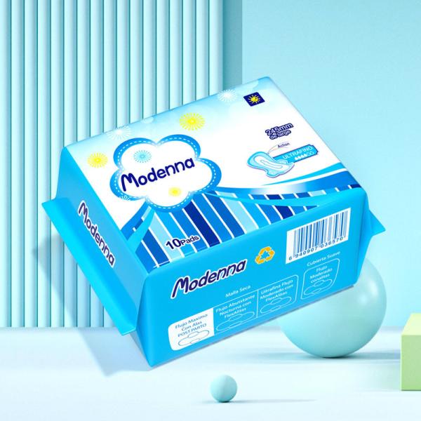 Soft Breathable Women Menstrual OEM Cotton Lady Sanitary Pads Chinese Sanitary
