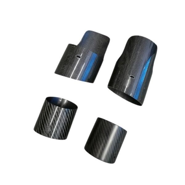 High Temperature Resistance Wrapped Carbon Fiber Exhaust Tube Tailpipe Muffler