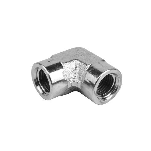 90 Degree Elbow Stainless Steel Pipe Fittings Double Internal Thread Tube