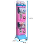 Coin Operated Gumball Capsules Toy Vending Game Machine