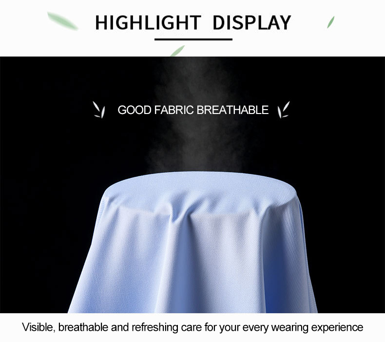 No Iron Anti-Wrinkle Formal Shirt Concealed Button Closure Bamboo Fiber Professional