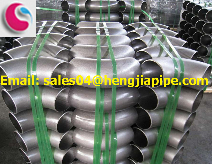 black steel seamless elbow