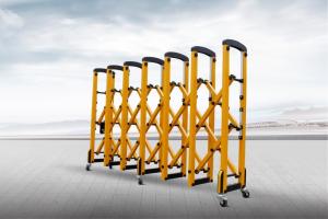 China Retractable Barrier Portable Crowd Control Gates for Exterior Security factory