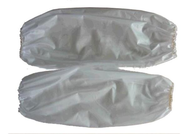 0.018mm Thickness Disposable Arm Sleeves , Disposable Protective Sleeves For