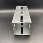Galvanized Steel 100x100x3mm Slotted Square Channel