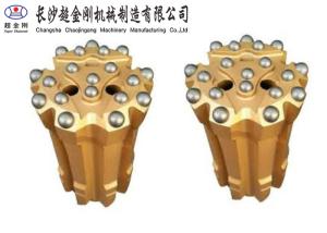 China Tapered Equipment Thread Button Bit 45mm-152mm Diameter ISO Approved factory