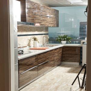 China Lacquer Wholesale Kitchen Or PVC Design Modular Kitchen Cabinets on sale