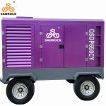 Screw Air Compressor Machine Diesel Power 194kw Screw Drive Air Compressor