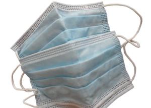 China Civilian Disposable Dust Masks , 3 Ply Disposable Mouth Mask Non Toxic factory