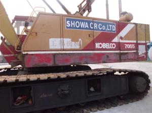 China 50T kobelco crawler crane 7055,Indonesia Malaysia Philippines factory