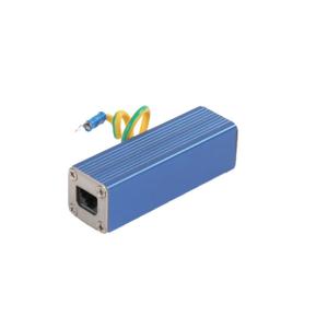 China 10KA Signal Surge Protection Device , RJ45 Lightning Protector Aluminum Shield factory