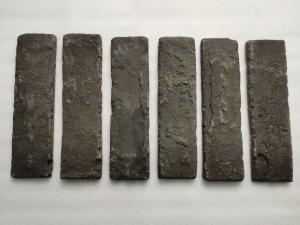 China Sintered 205x55x12mm Grey Thin Set Brick Veneer Slip factory