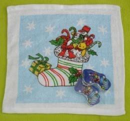 China Socks Design Christmas Compressed Towel (YT-681) factory