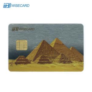 China PET ABS Biometric Smart Card EMV NFC CMYK Offset Fingerprint Payment Card factory