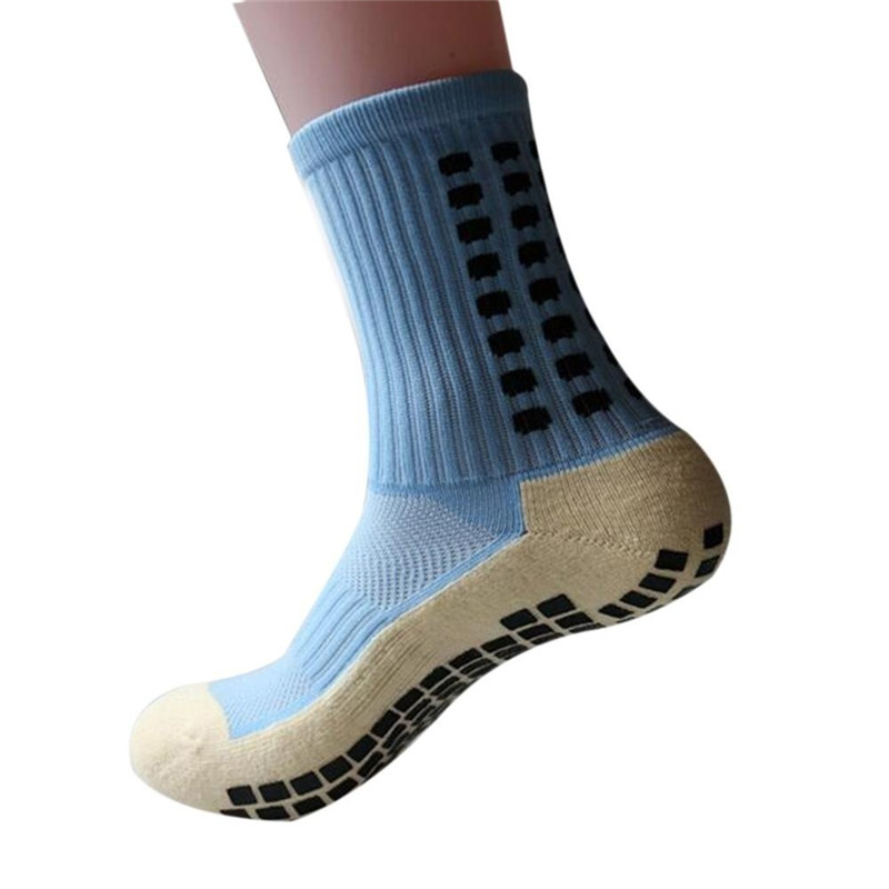 Regular Size Soccer Men Sports Grip Socks Anti-slip Cotton Crew Socks 10000 for Summer