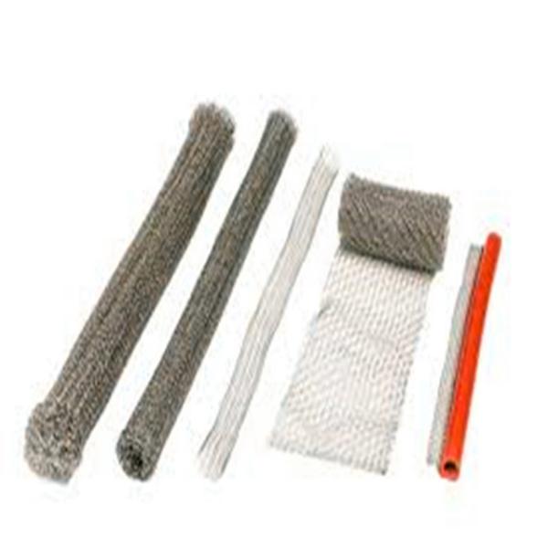 China Knitted Wire Mesh RF Shielding Gasket For Emc Anechoic Chamber 25*4.8 factory