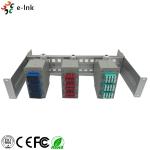 24 Ports Fiber Optic Patch Panel Industrial DIN - Rail With SC/PC SM Duplex