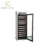 50 Bottles 110V 220V Custom Wine Cooler Cabinet Low Noise White Red Black Brown