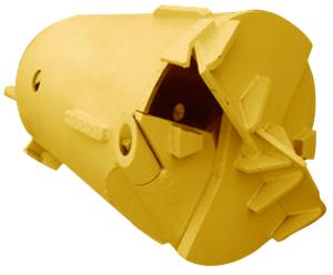China Double Cut Mud Cleaning Drilling Bucket , Water Well Drilling Foundation factory