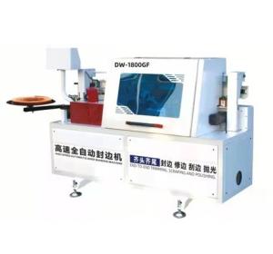 China End To End Trimming Scarping And Polishing High Speed Straight Edgebander DW-1800GF factory