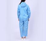 Blue Disposable Protective Coveralls Non Toxic Dust Prevention OEM Available