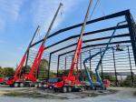 Painting Or Hot Dip Galvanized Finish Steel Frame Warehouse For Light Weight