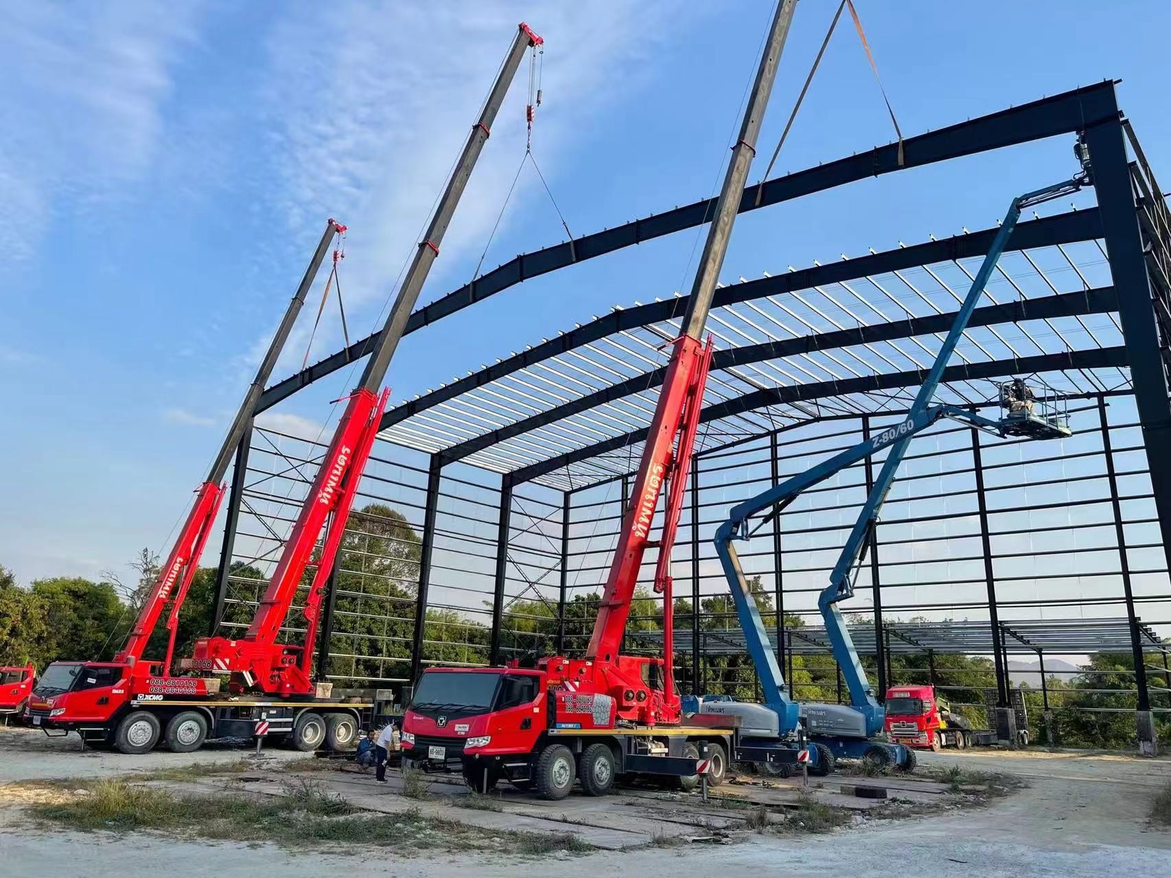 Durable Industrial Steel Warehouse Buildings High Effective