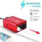 Smart Inverter 300W Car Power Inverter 12V 24V To 220V 300W Car Power Inverter